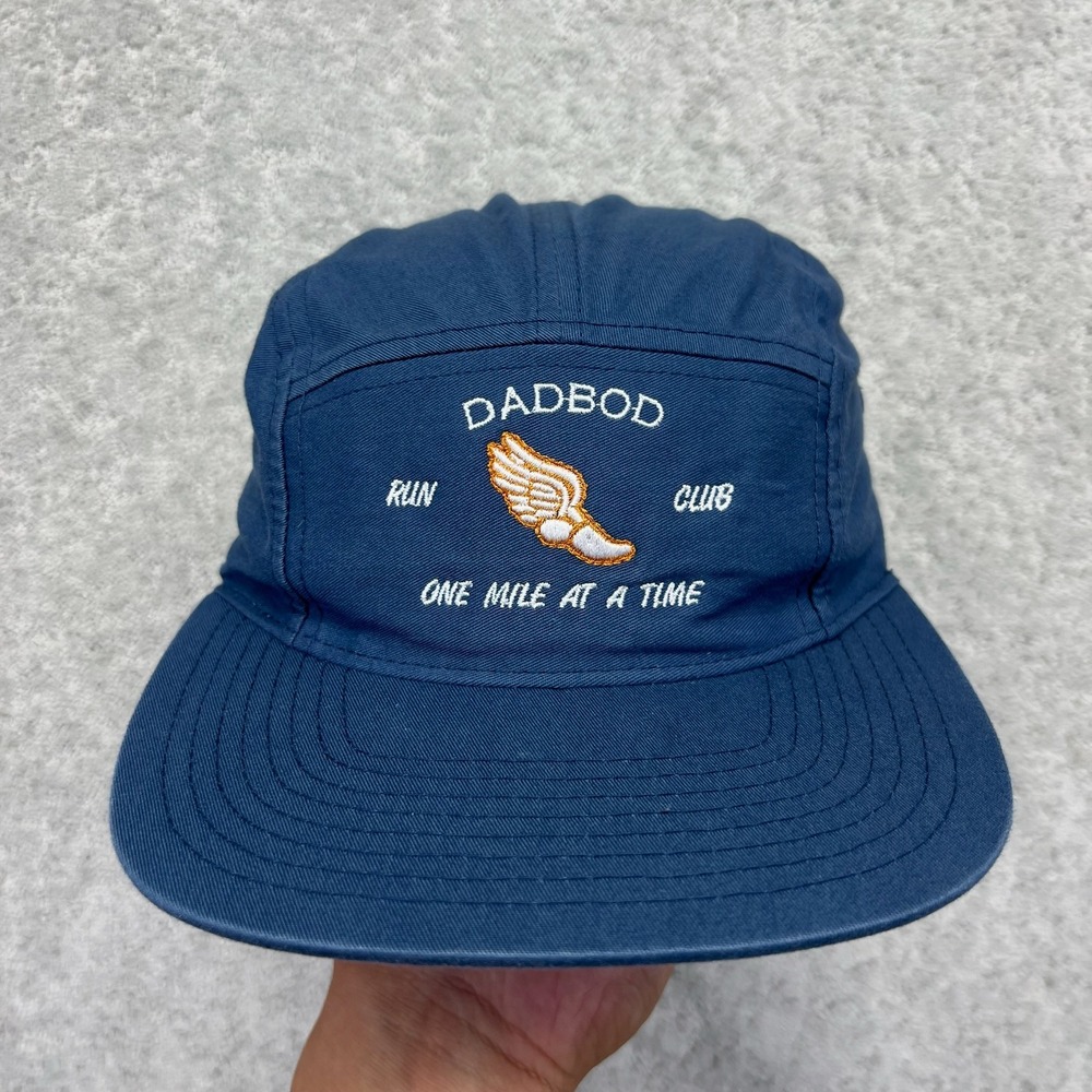 Richardson Outdoor Camper Hat Blue Dadbod Run Club 5 Panel Style 217 Adjustable